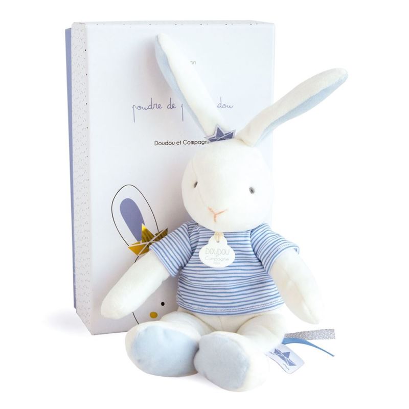  - marine rabbit - soft toy blue white 25 cm 